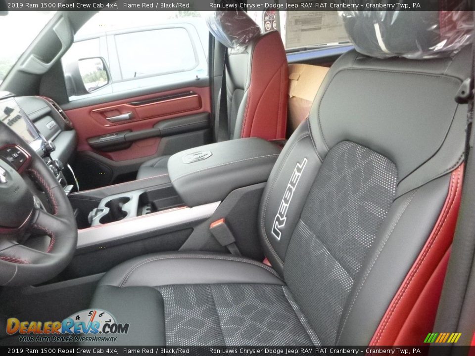 2019 Ram 1500 Rebel Crew Cab 4x4 Flame Red / Black/Red Photo #14
