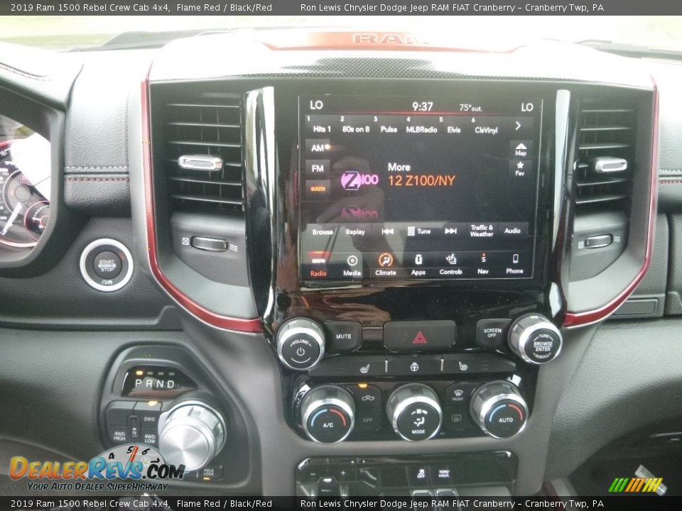 2019 Ram 1500 Rebel Crew Cab 4x4 Flame Red / Black/Red Photo #17