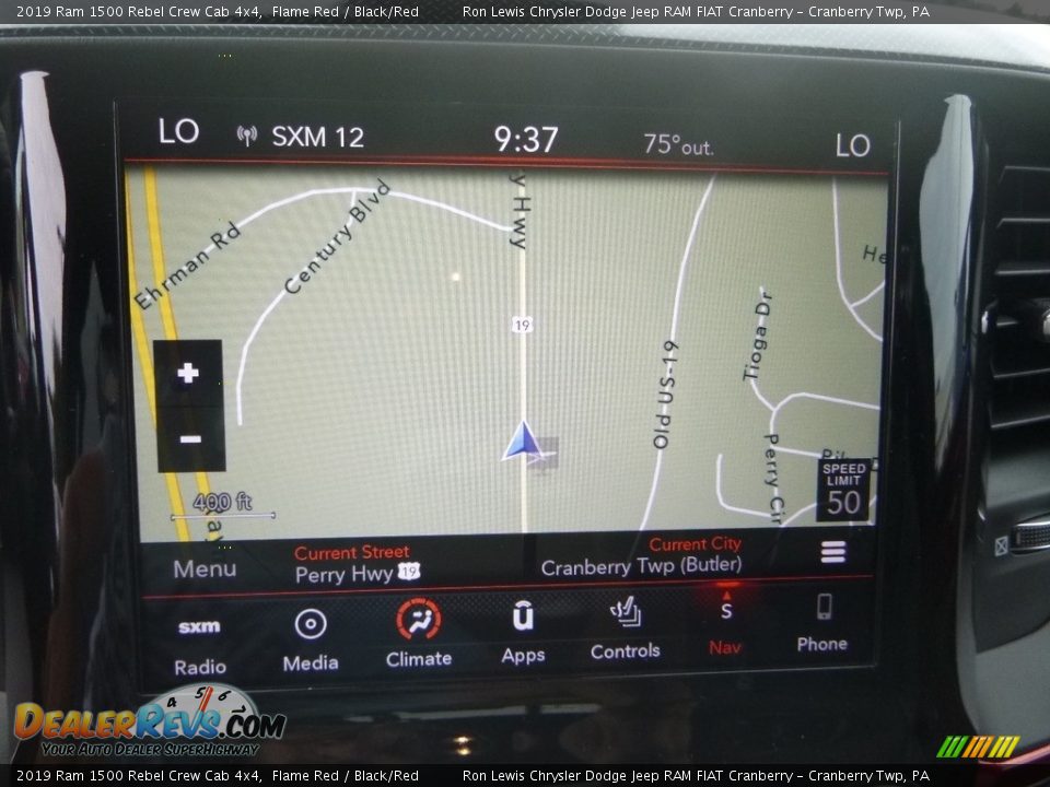 2019 Ram 1500 Rebel Crew Cab 4x4 Flame Red / Black/Red Photo #18