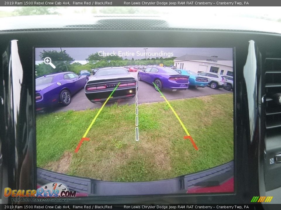 2019 Ram 1500 Rebel Crew Cab 4x4 Flame Red / Black/Red Photo #20