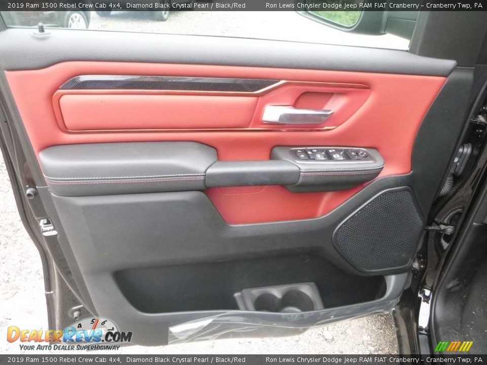 Door Panel of 2019 Ram 1500 Rebel Crew Cab 4x4 Photo #12