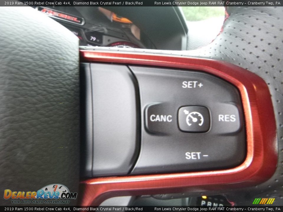 2019 Ram 1500 Rebel Crew Cab 4x4 Steering Wheel Photo #19