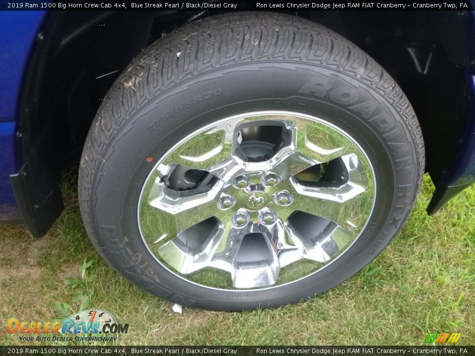 2019 Ram 1500 Big Horn Crew Cab 4x4 Blue Streak Pearl / Black/Diesel Gray Photo #7