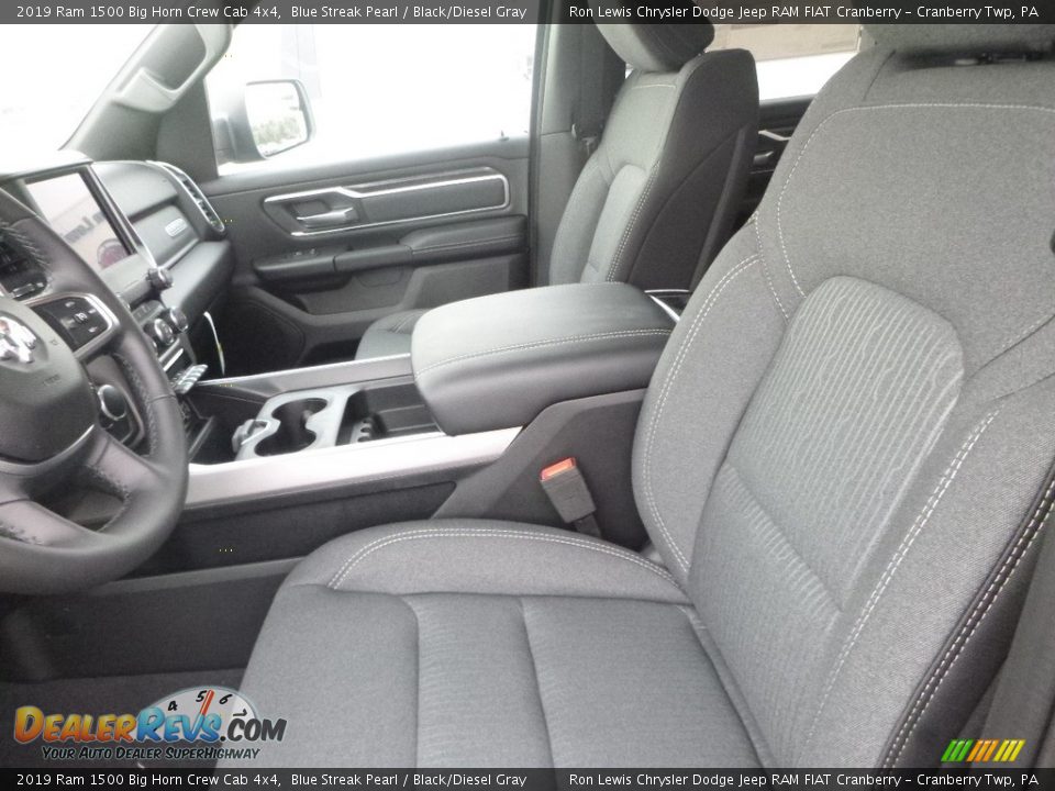 Front Seat of 2019 Ram 1500 Big Horn Crew Cab 4x4 Photo #12