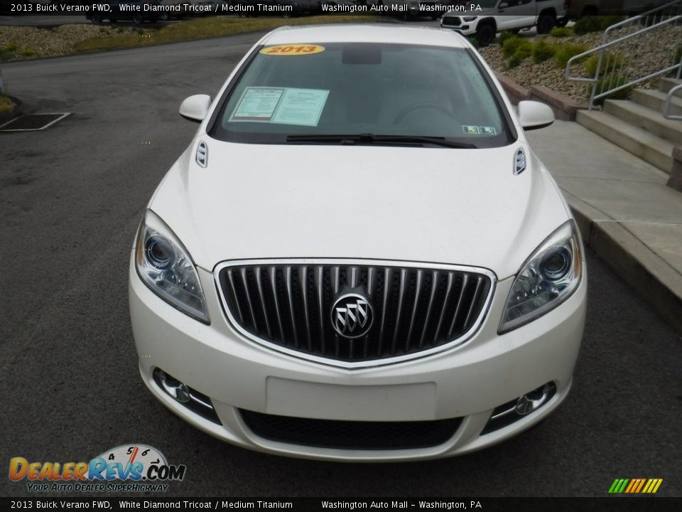 2013 Buick Verano FWD White Diamond Tricoat / Medium Titanium Photo #3