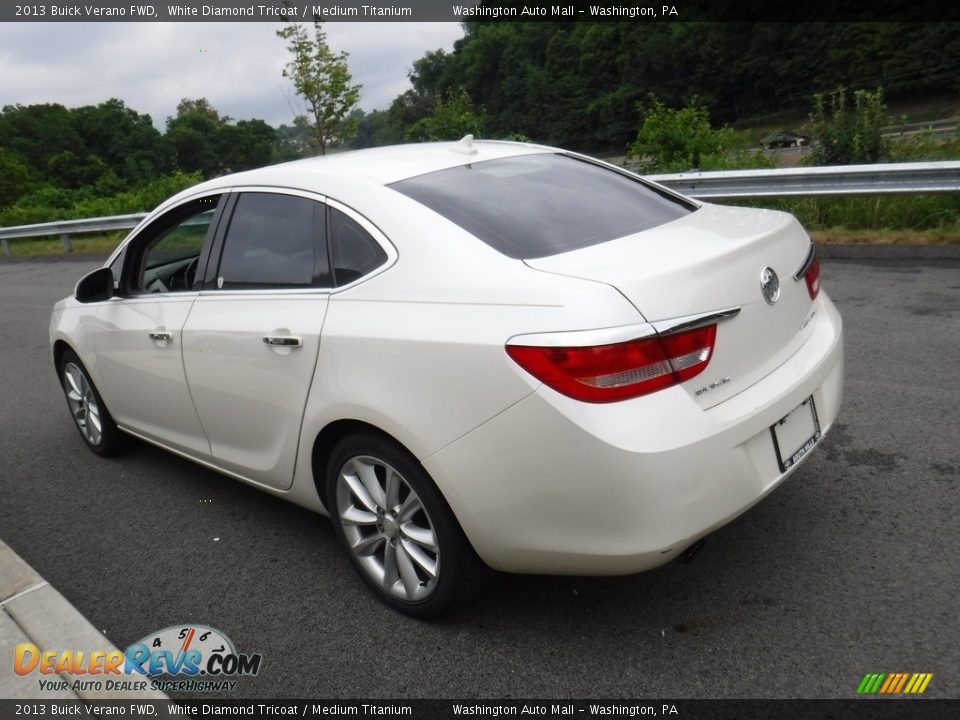 2013 Buick Verano FWD White Diamond Tricoat / Medium Titanium Photo #6