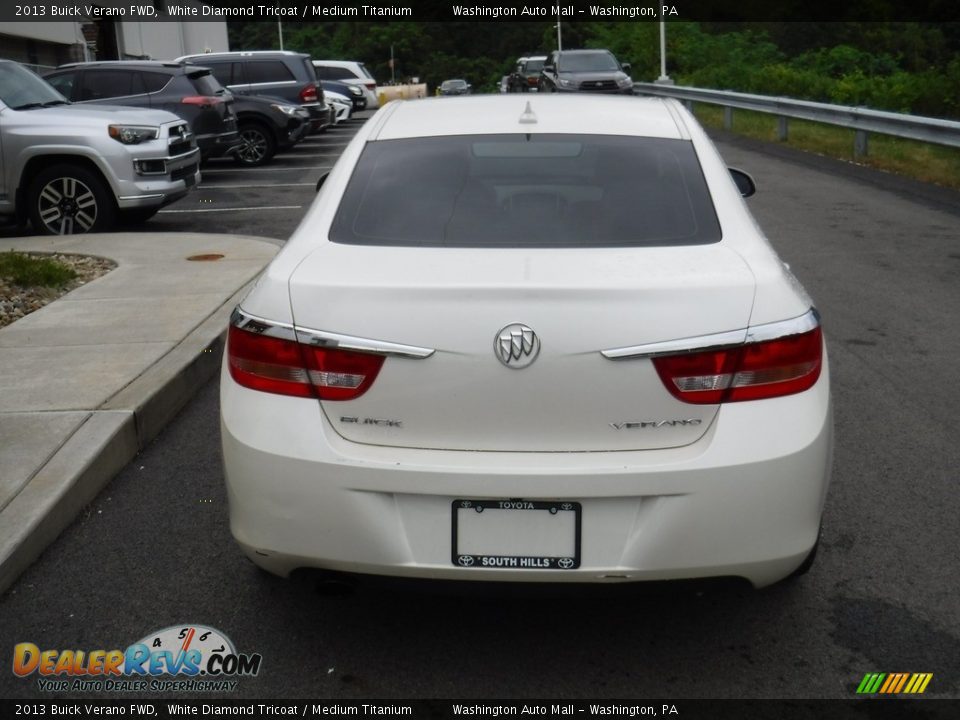 2013 Buick Verano FWD White Diamond Tricoat / Medium Titanium Photo #7
