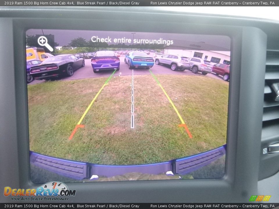 2019 Ram 1500 Big Horn Crew Cab 4x4 Blue Streak Pearl / Black/Diesel Gray Photo #17
