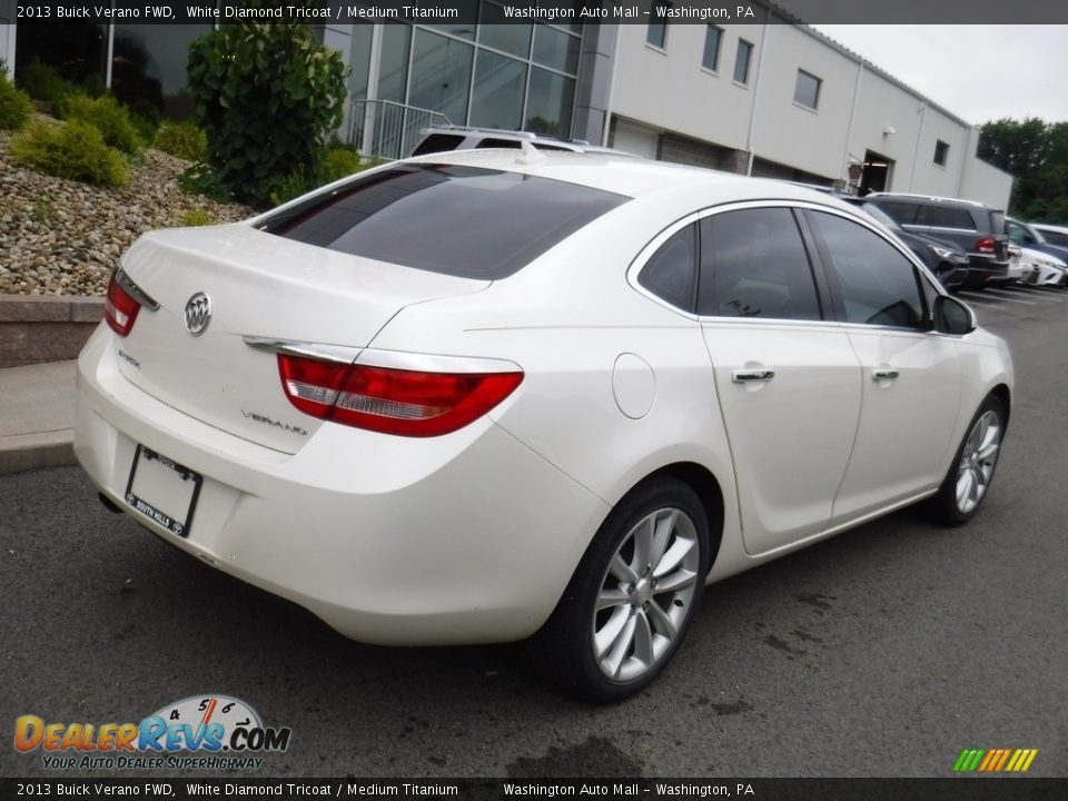 2013 Buick Verano FWD White Diamond Tricoat / Medium Titanium Photo #8