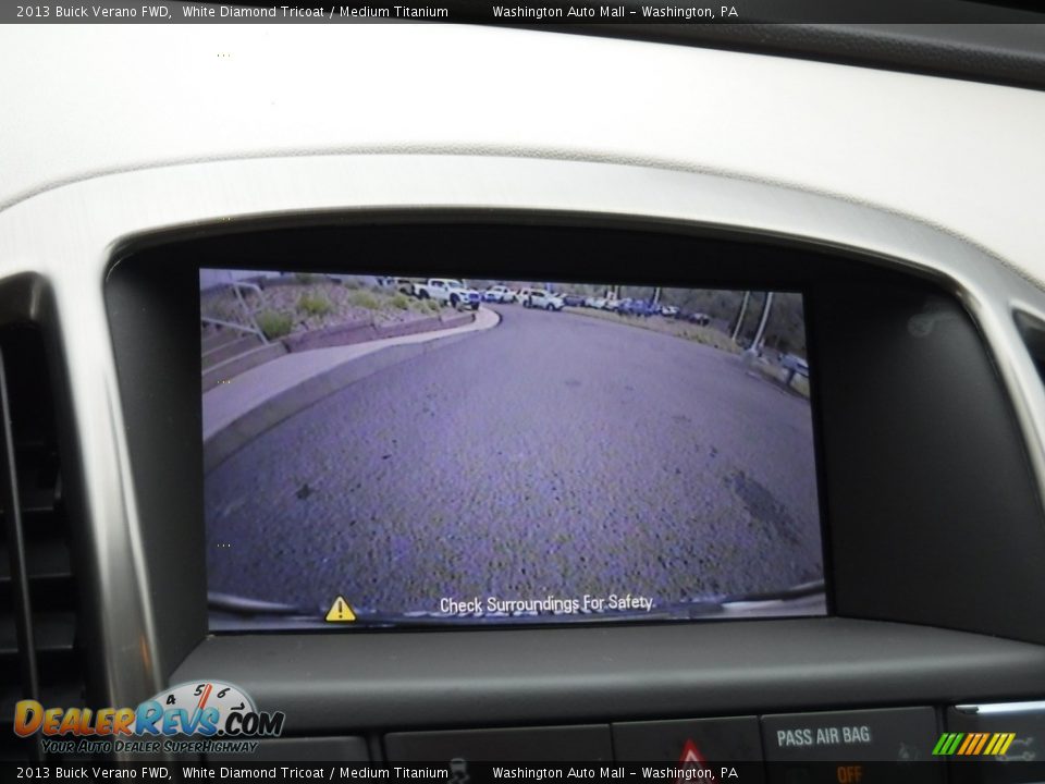 2013 Buick Verano FWD White Diamond Tricoat / Medium Titanium Photo #13