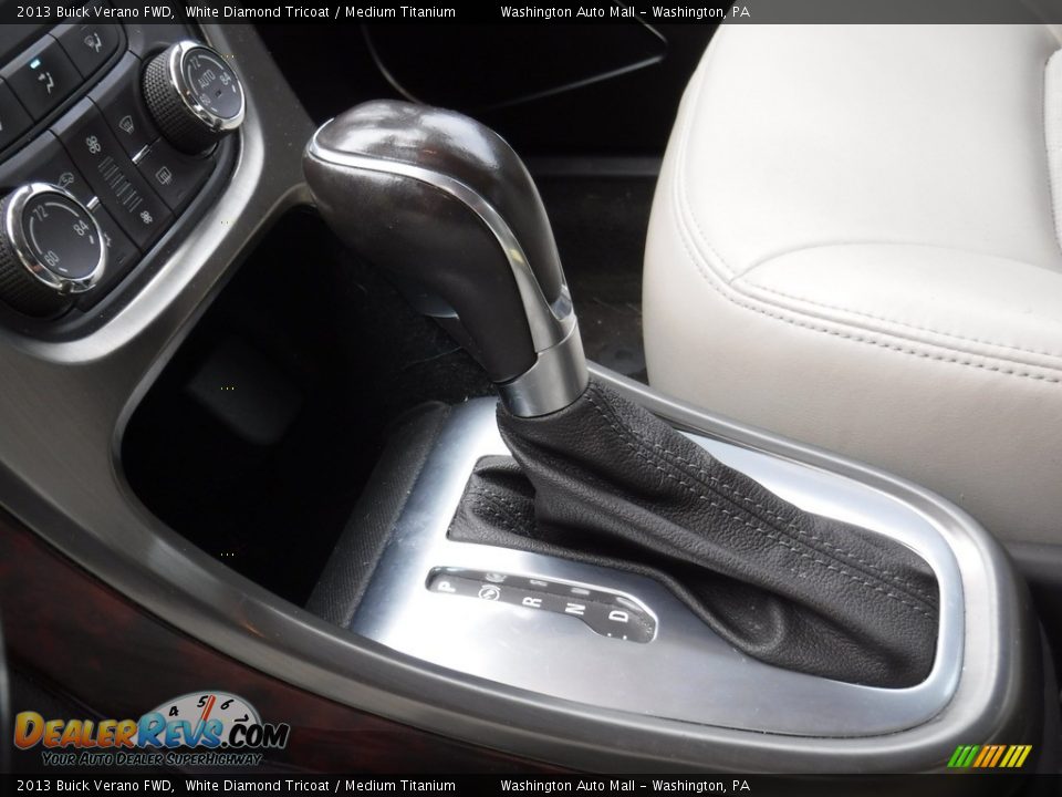 2013 Buick Verano FWD White Diamond Tricoat / Medium Titanium Photo #14