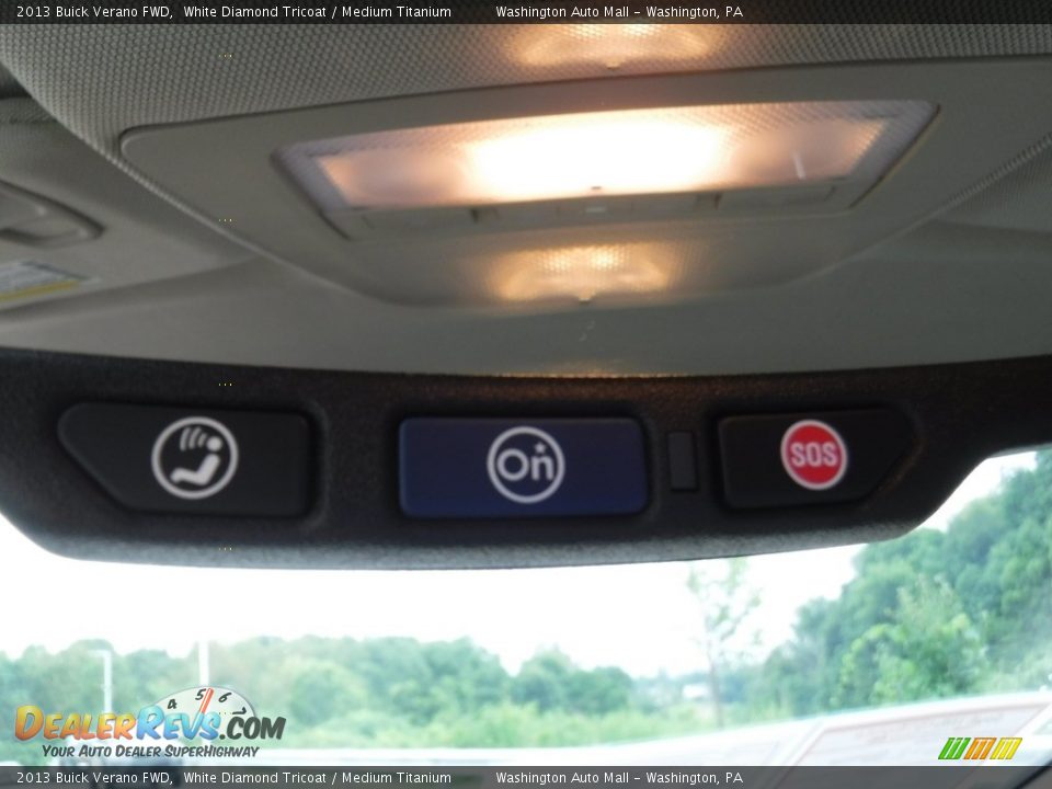 2013 Buick Verano FWD White Diamond Tricoat / Medium Titanium Photo #15