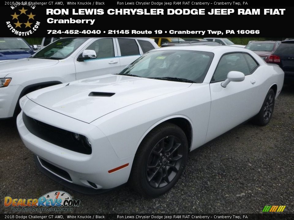 2018 Dodge Challenger GT AWD White Knuckle / Black Photo #1