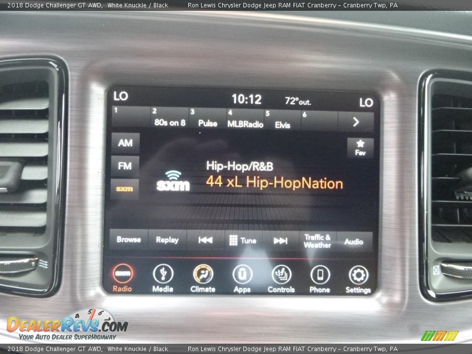 2018 Dodge Challenger GT AWD White Knuckle / Black Photo #14