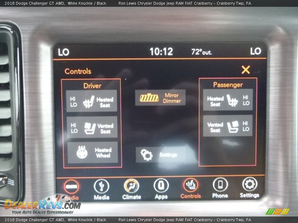 2018 Dodge Challenger GT AWD White Knuckle / Black Photo #15