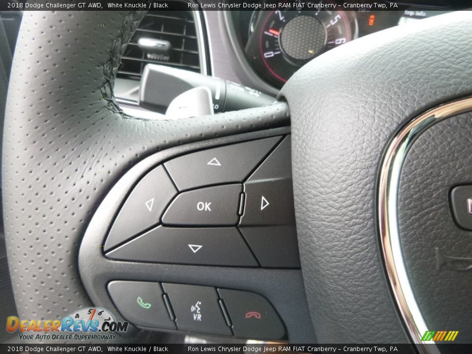 2018 Dodge Challenger GT AWD White Knuckle / Black Photo #17