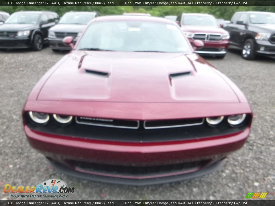 2018 Dodge Challenger GT AWD Octane Red Pearl / Black/Pearl Photo #8