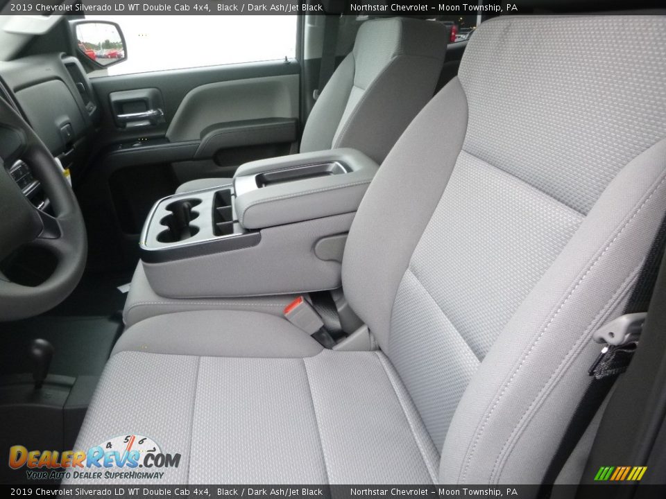 Front Seat of 2019 Chevrolet Silverado LD WT Double Cab 4x4 Photo #15