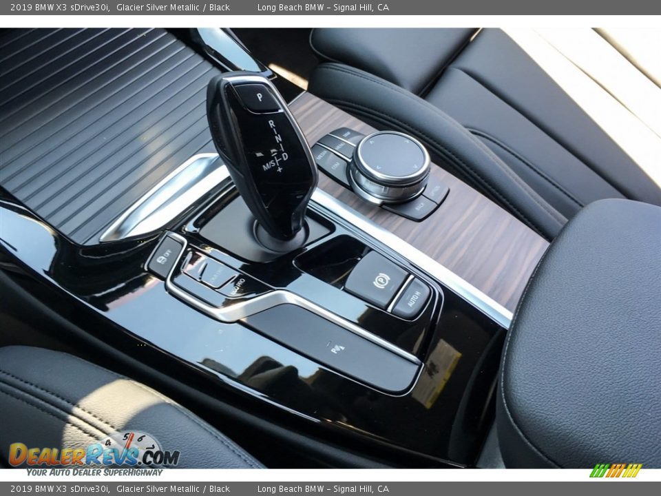 2019 BMW X3 sDrive30i Glacier Silver Metallic / Black Photo #7