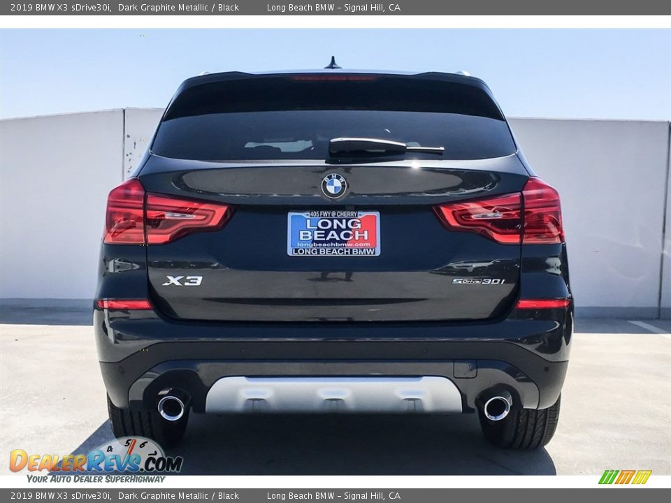 2019 BMW X3 sDrive30i Dark Graphite Metallic / Black Photo #4
