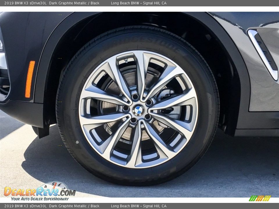 2019 BMW X3 sDrive30i Dark Graphite Metallic / Black Photo #9