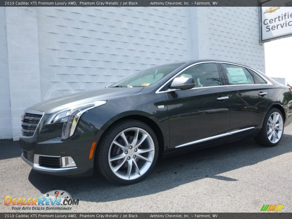 2019 Cadillac XTS Premium Luxury AWD Phantom Gray Metallic / Jet Black Photo #2