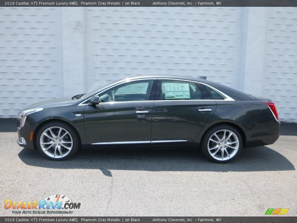 2019 Cadillac XTS Premium Luxury AWD Phantom Gray Metallic / Jet Black Photo #4