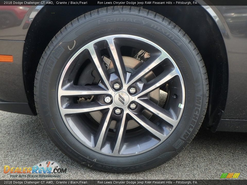 2018 Dodge Challenger GT AWD Granite / Black/Pearl Photo #9