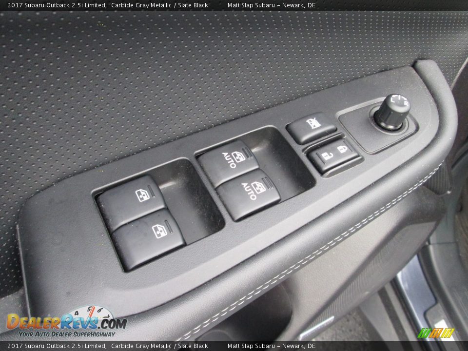 2017 Subaru Outback 2.5i Limited Carbide Gray Metallic / Slate Black Photo #15
