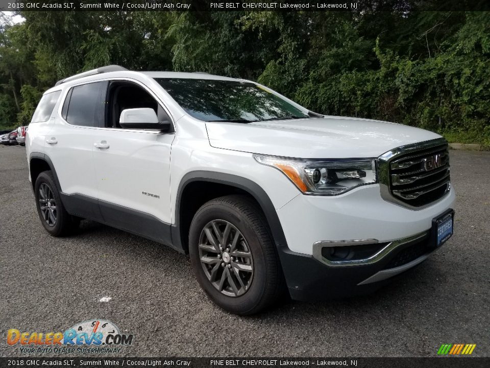 2018 GMC Acadia SLT Summit White / Cocoa/Light Ash Gray Photo #1