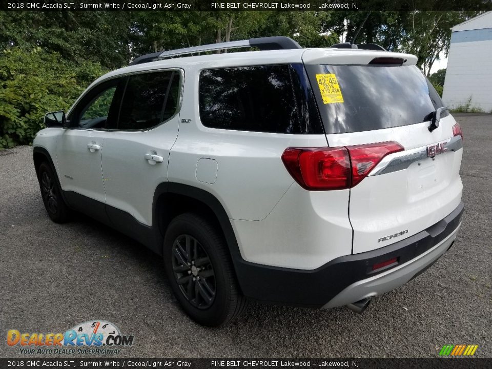 2018 GMC Acadia SLT Summit White / Cocoa/Light Ash Gray Photo #2