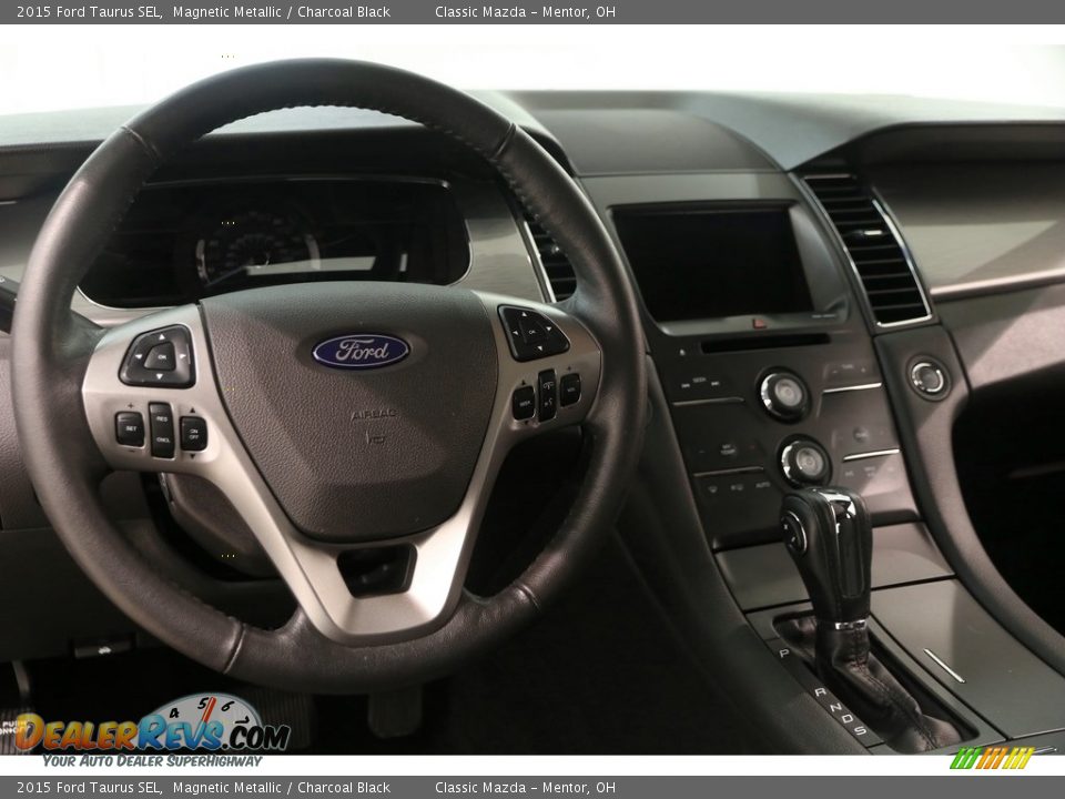 2015 Ford Taurus SEL Magnetic Metallic / Charcoal Black Photo #8