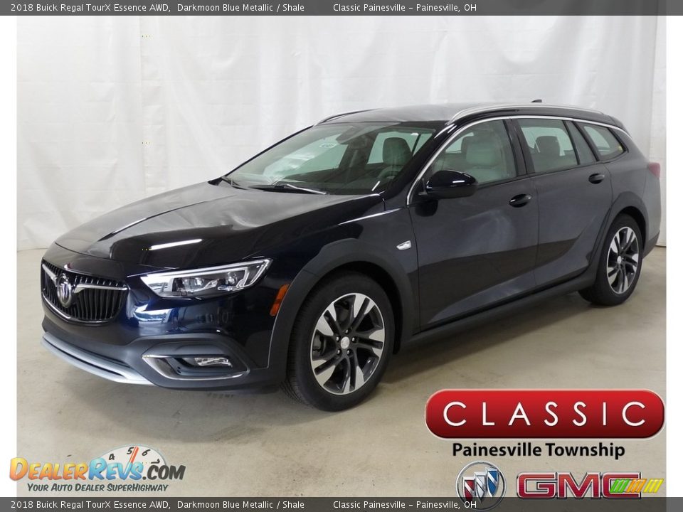 2018 Buick Regal TourX Essence AWD Darkmoon Blue Metallic / Shale Photo #1
