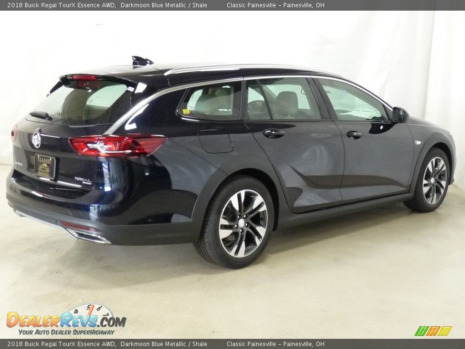 2018 Buick Regal TourX Essence AWD Darkmoon Blue Metallic / Shale Photo #2