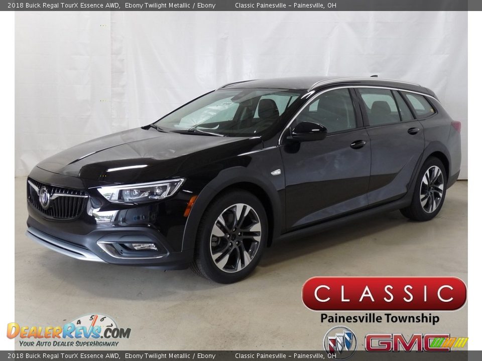 2018 Buick Regal TourX Essence AWD Ebony Twilight Metallic / Ebony Photo #1
