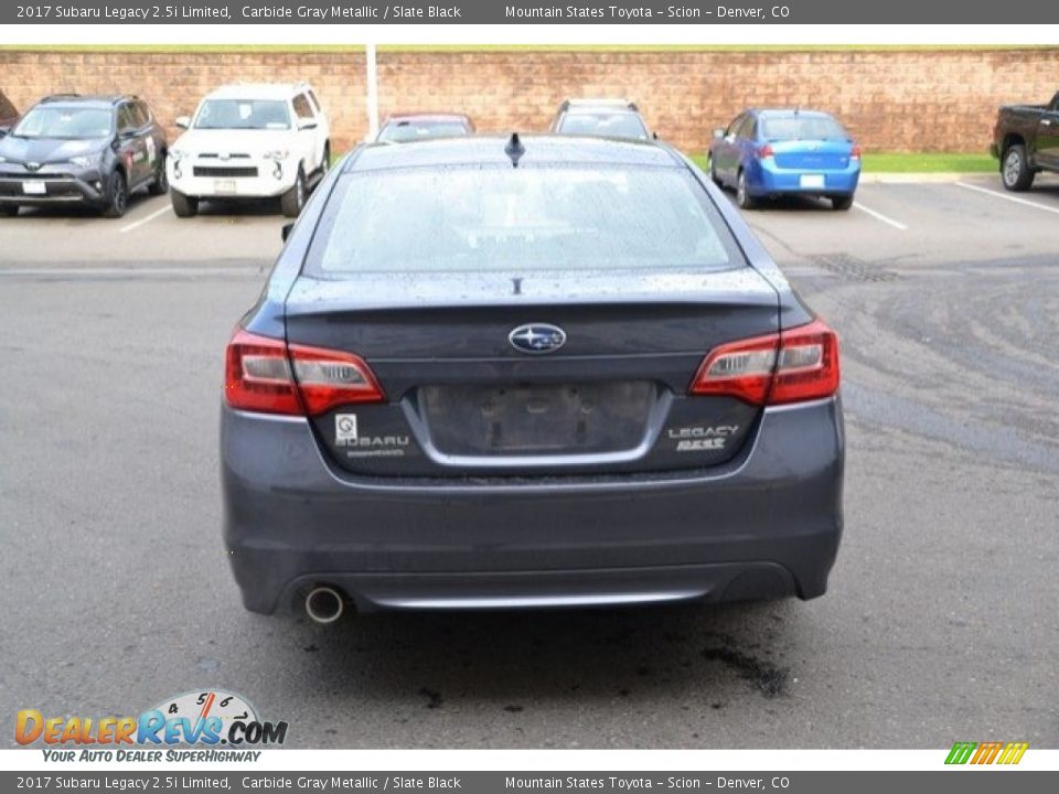 2017 Subaru Legacy 2.5i Limited Carbide Gray Metallic / Slate Black Photo #5