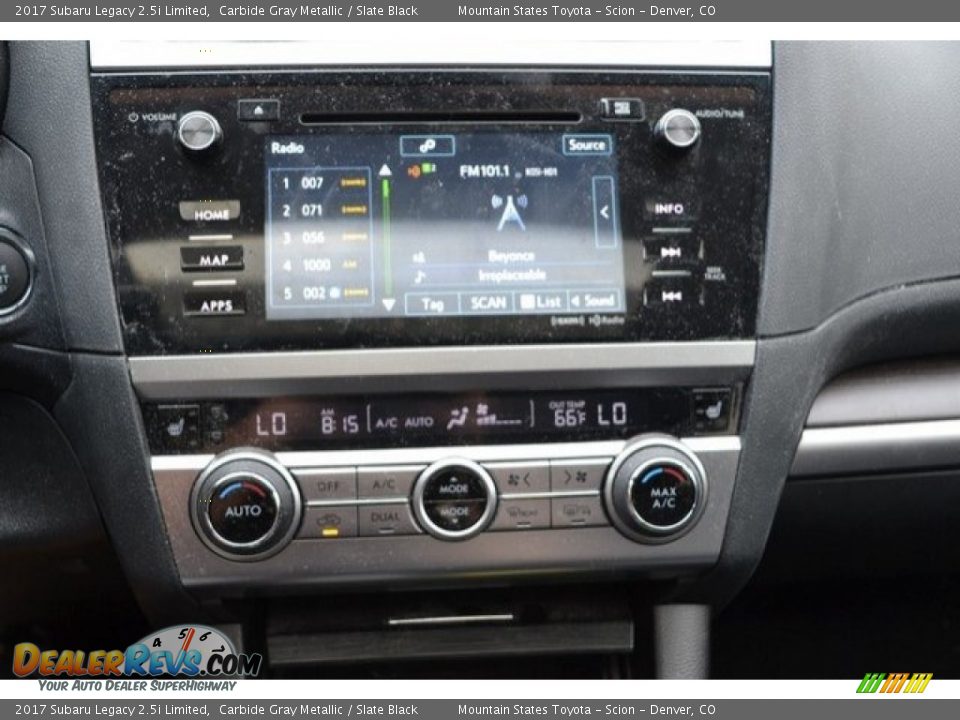 2017 Subaru Legacy 2.5i Limited Carbide Gray Metallic / Slate Black Photo #11