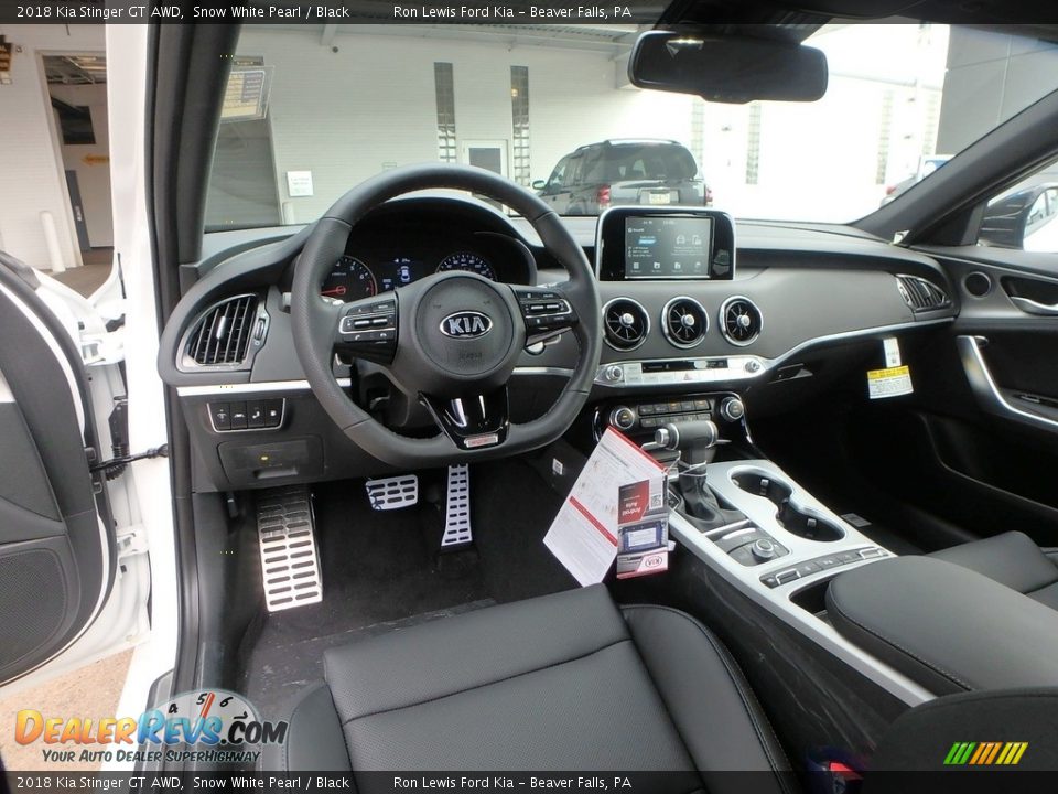 Black Interior - 2018 Kia Stinger GT AWD Photo #14
