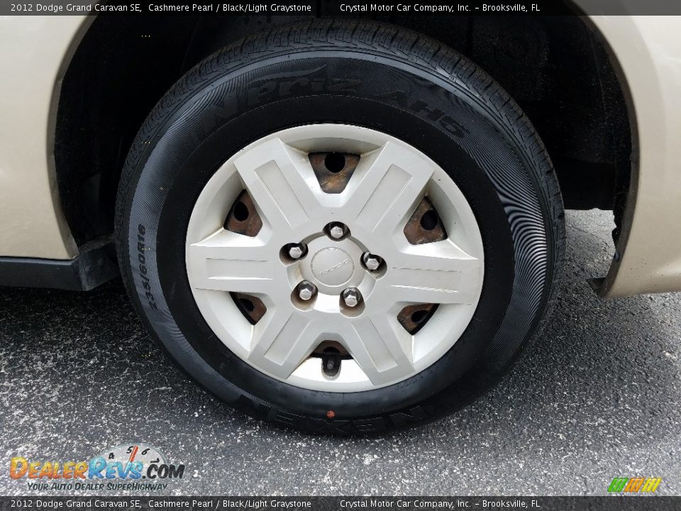 2012 Dodge Grand Caravan SE Cashmere Pearl / Black/Light Graystone Photo #20