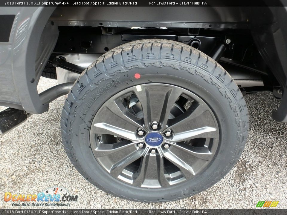 2018 Ford F150 XLT SuperCrew 4x4 Lead Foot / Special Edition Black/Red Photo #2