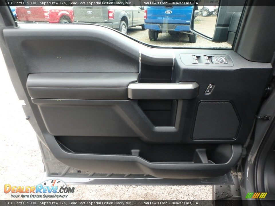 2018 Ford F150 XLT SuperCrew 4x4 Lead Foot / Special Edition Black/Red Photo #13