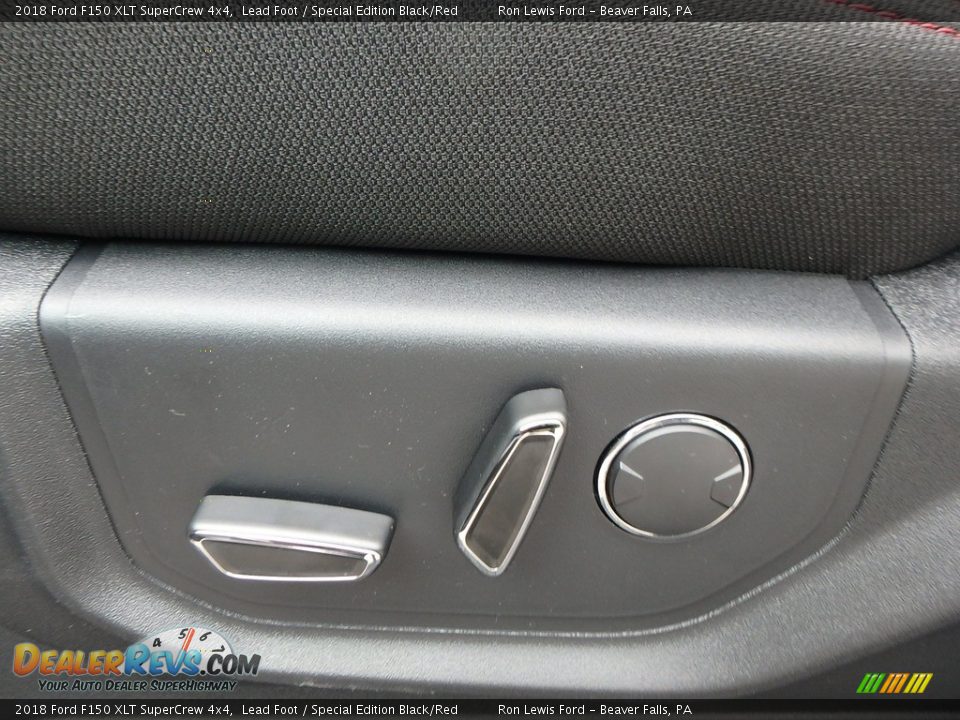 2018 Ford F150 XLT SuperCrew 4x4 Lead Foot / Special Edition Black/Red Photo #14