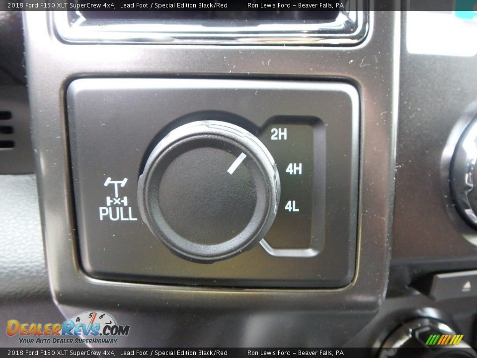 2018 Ford F150 XLT SuperCrew 4x4 Lead Foot / Special Edition Black/Red Photo #17