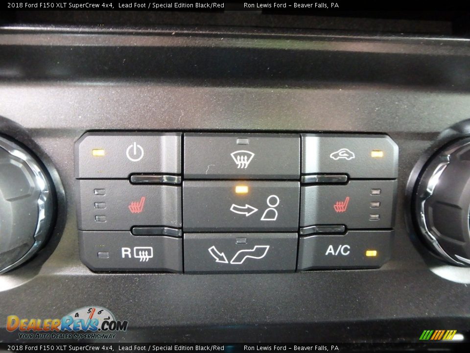 2018 Ford F150 XLT SuperCrew 4x4 Lead Foot / Special Edition Black/Red Photo #18