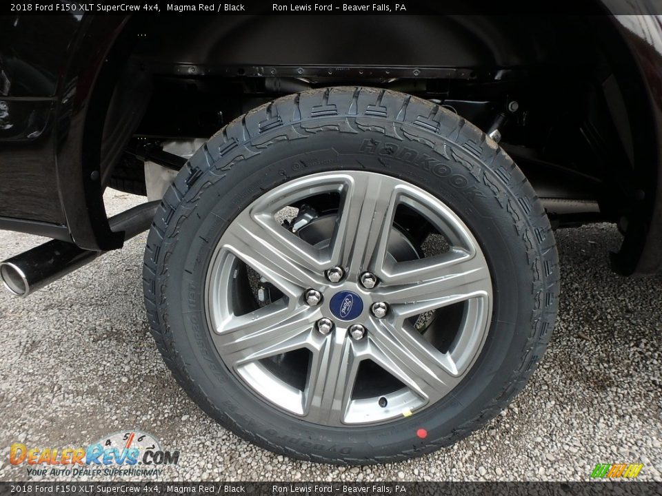 2018 Ford F150 XLT SuperCrew 4x4 Magma Red / Black Photo #2