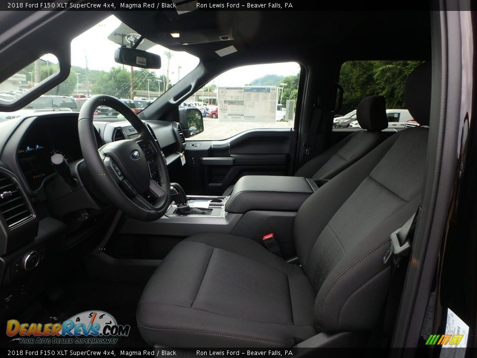 2018 Ford F150 XLT SuperCrew 4x4 Magma Red / Black Photo #10