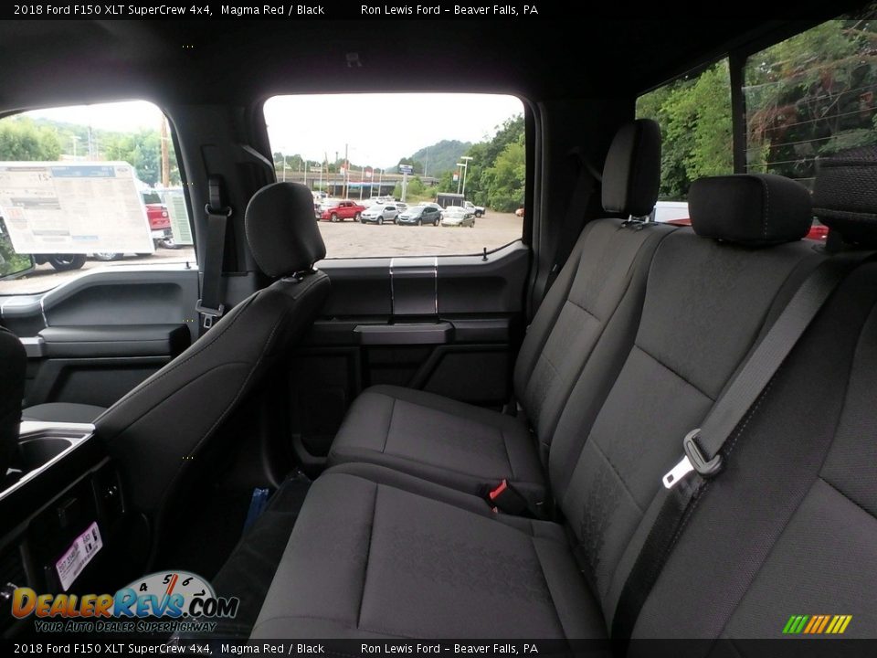 2018 Ford F150 XLT SuperCrew 4x4 Magma Red / Black Photo #11