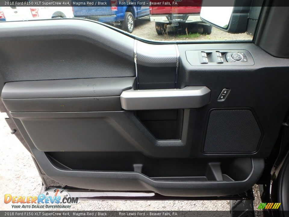 2018 Ford F150 XLT SuperCrew 4x4 Magma Red / Black Photo #13
