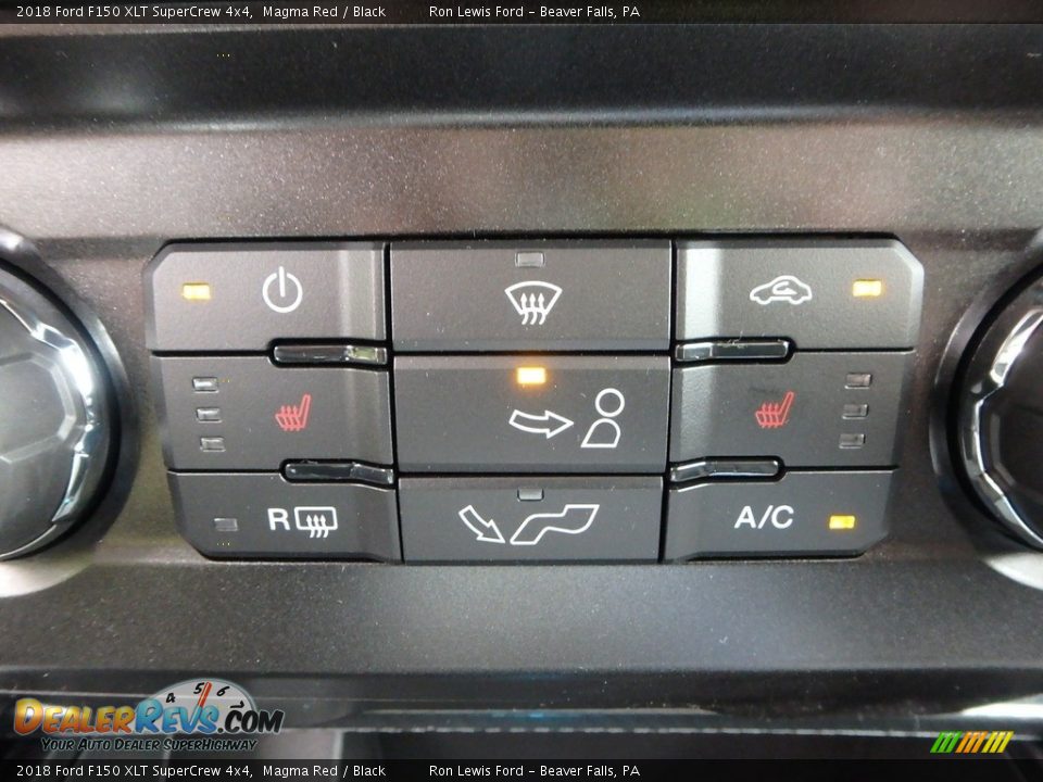 2018 Ford F150 XLT SuperCrew 4x4 Magma Red / Black Photo #19