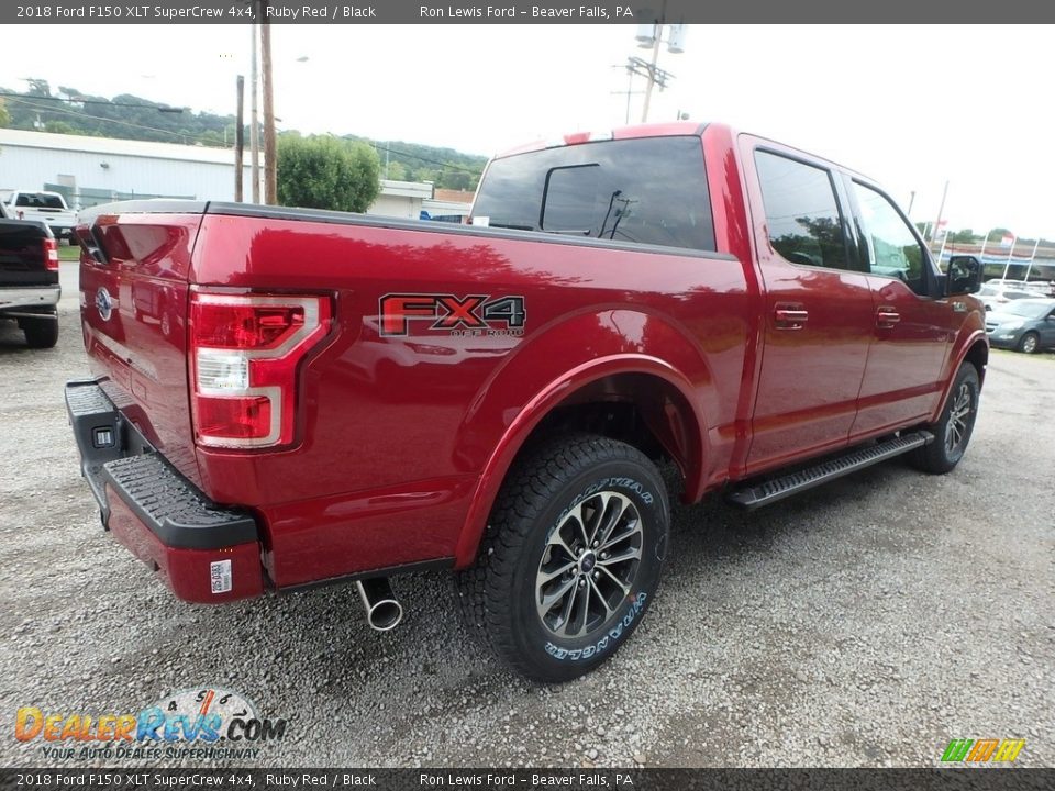 2018 Ford F150 XLT SuperCrew 4x4 Ruby Red / Black Photo #3